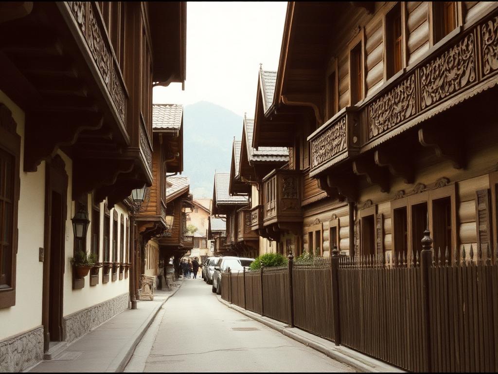 ul. Kościeliska, highlander architecture